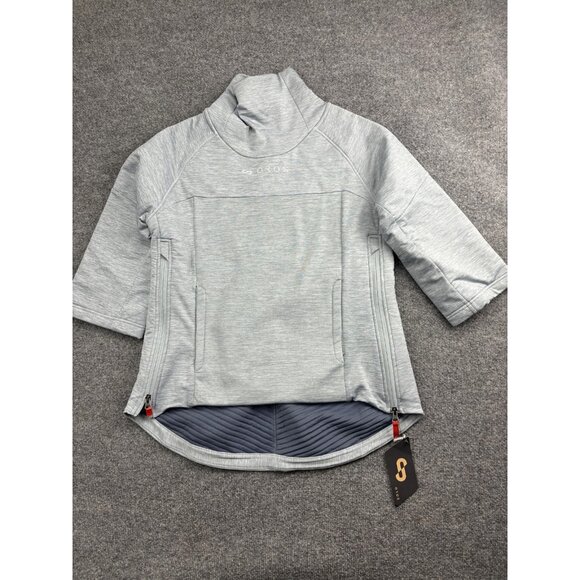 OROS Pullover Womens Medium Gray Anthracite Heather Strata Insulated SOLARCORE - Picture 1 of 9